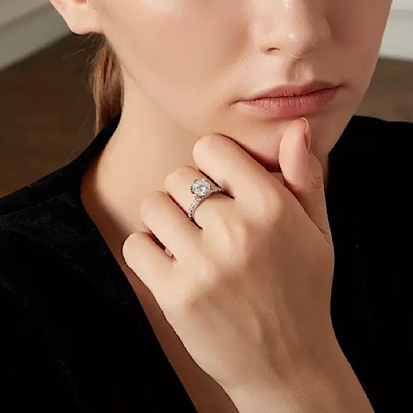 🔵𝟲𝟱%𝗢𝗙𝗙 𝗯𝘂𝗻𝗱𝗹𝗲𝘀 𝟯+🔵 NEW CZ Classic Solitaire Ring - Picture 4 of 11